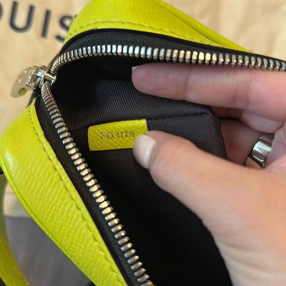 Louis Vuitton Women's Taigarama Coated Canvas Outdoor Monogram Bum Bag Yellow OS - Picture 8 of 15